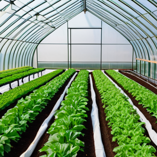 Home 29 **
"A vibrant, healthy organic farm with lush green crops, showcasing sustainable agriculture practices. Farmers are tending the land using traditional methods like crop rotation and composting. In the background, a modern smart greenhouse uses technology to monitor and optimize growing conditions. Safe for work, appropriate content, fully clothed farmers, perfect anatomy, natural proportions, family-friendly."
**